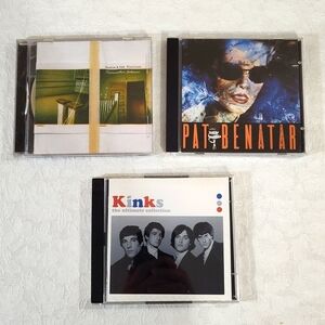Music CDs Lot of 3: Hootie & the Blowfish, Pat Benatar & Kinks